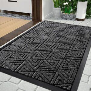Door Mat Outdoor Entrance, Heavy Duty Sturdy Front Welcome matt for Outside Home